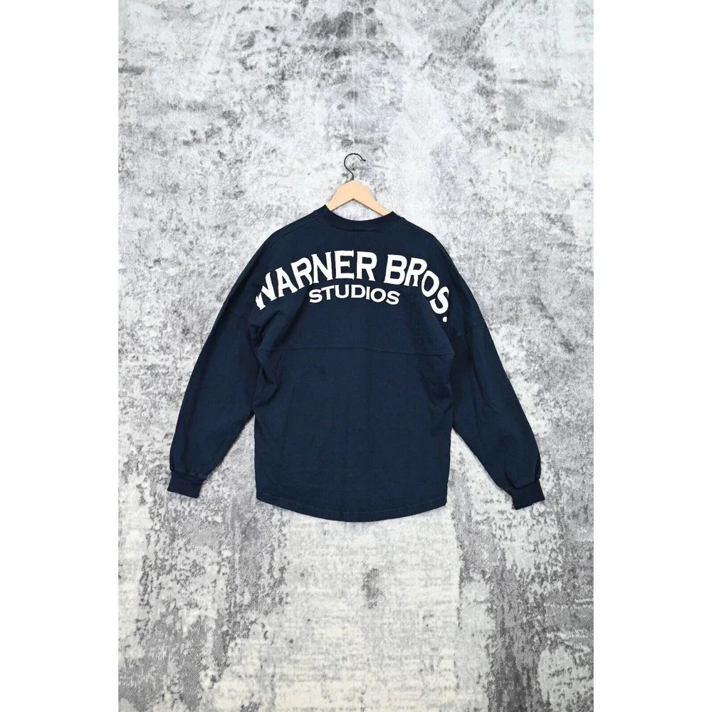 Warner Bros Studios Navy Blue Spirit Jersey Shirt Size M Medium